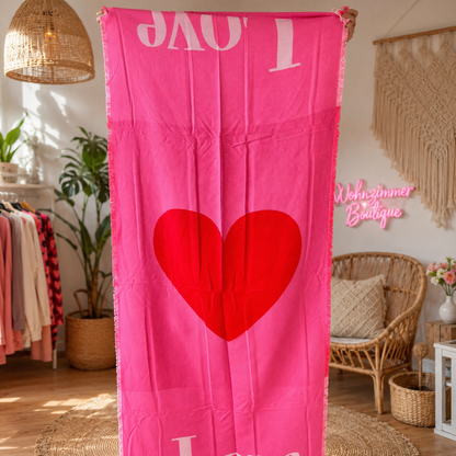XXL-TUCH "LOVE" (rot-pink)