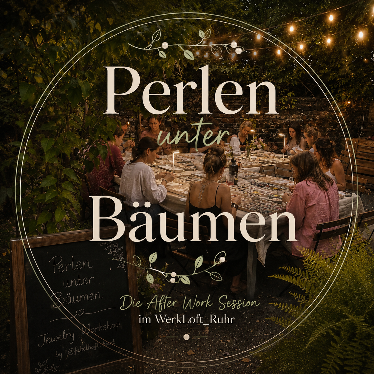 PERLEN UNTER BÄUMEN - die AfterWorkSession im Werkloft Ruhr