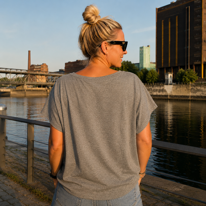 DUISBURG, woanders is auch nich schöner! OneSize l NEON-Statement-Shirt l handbedruckt I individuell konfigurierbar