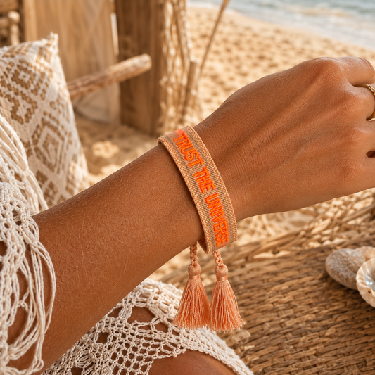 Statementarmband "TRUST THE UNIVERSE" NEON