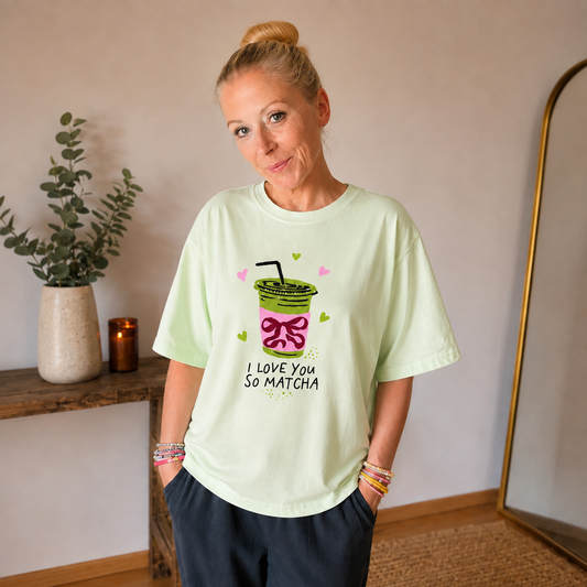 Shirt "MATCHA" mintgrün