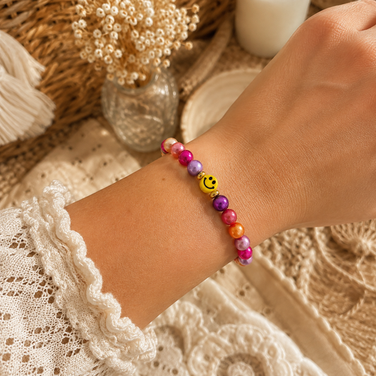 Armband "shiny smile" mit 3D Effekt