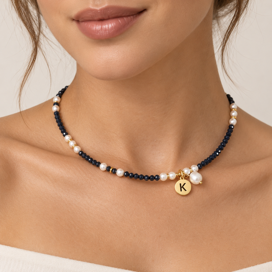 Choker "midnight" (in Gold oder Silber)