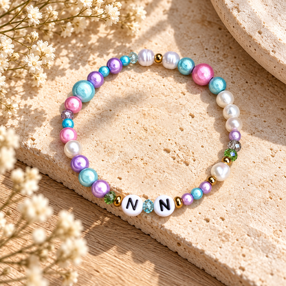 Armband "Karma&Love" mit 3D Effekt l mit WUNSCHTEXT & in deiner Wunschfarbe