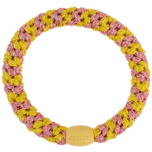 KKNEKKI (Haar)Band (CORAL GLITTER STRIPE)