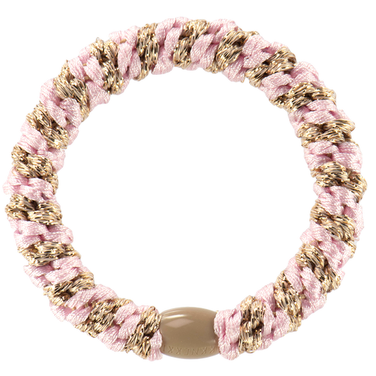 KKNEKKI (Haar)Band (LIGHT PINK BEIGE GLITTER STRIPE)