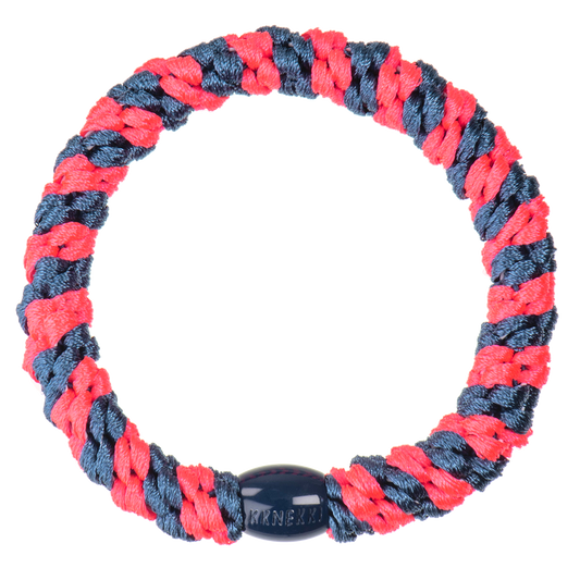 KKNEKKI (Haar)Band (INDIGO NEONPINK STRIPE)