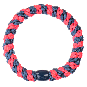 KKNEKKI (Haar)Band (INDIGO NEONPINK STRIPE)