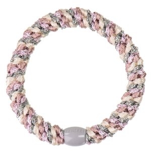 KKNEKKI (Haar)Band (MIX DUSTY GREEN LIGHTPINK GLITTER)