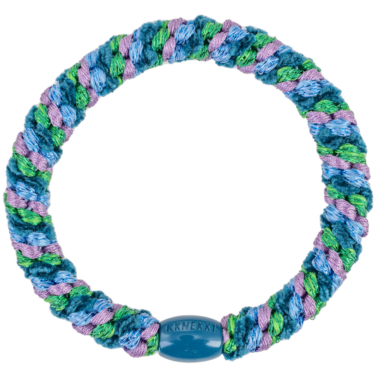 KKNEKKI (Haar)Band (MIX GREEN PETROL VELVET)