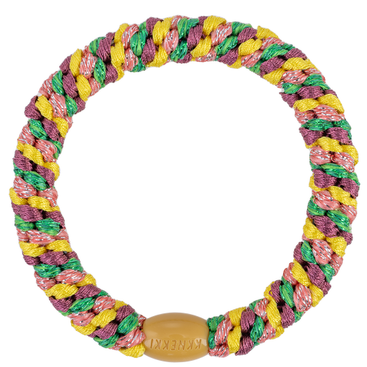 KKNEKKI (Haar)Band (MIX GREEN YELLOW PINK GLITTER)