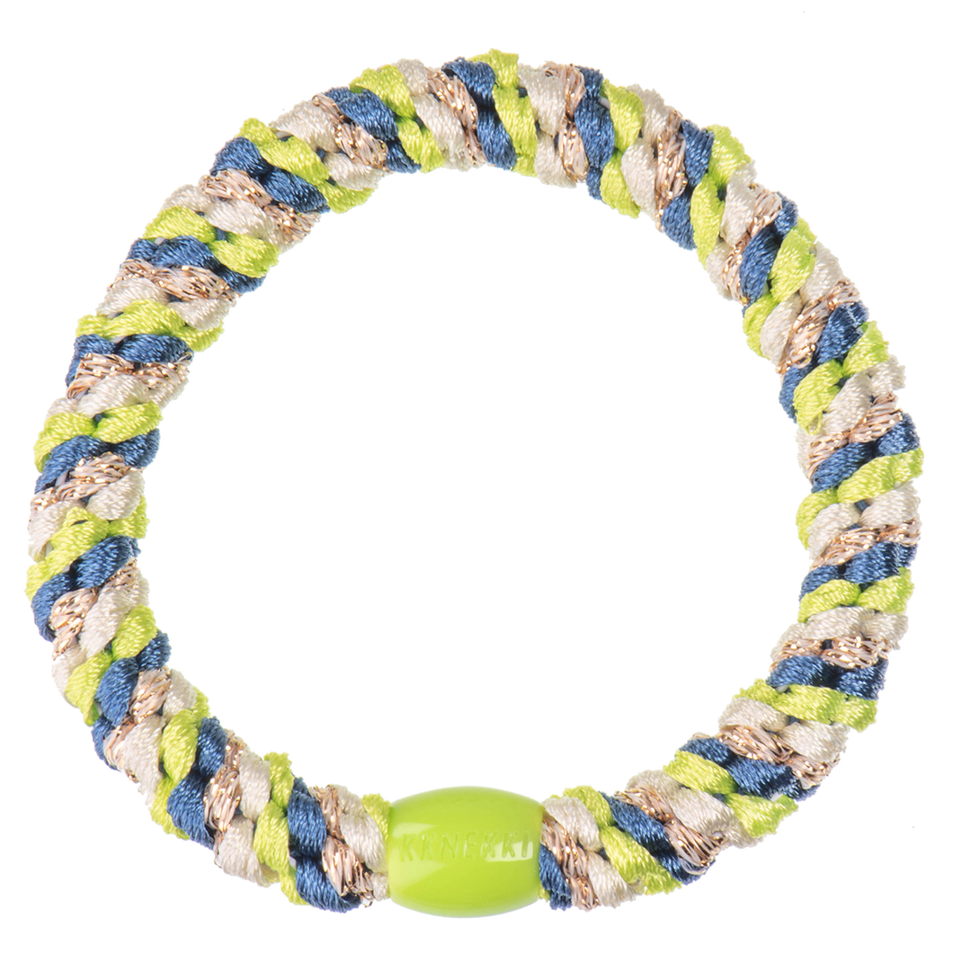 KKNEKKI (Haar)Band (MIX INDIGOLIME GLITTER)