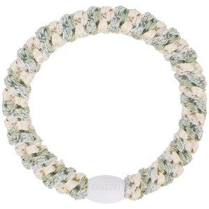 KKNEKKI (Haar)Band (MIX IVORY GLITTER DUSTY LIND GREEN)