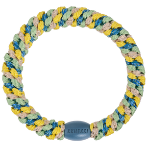 KKNEKKI (Haar)Band (MIX YELLOW LIGHT PETROL GLITTER)
