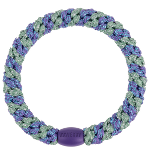 KKNEKKI (Haar)Band (PURPLE GREEN GLITTER STRIPE)