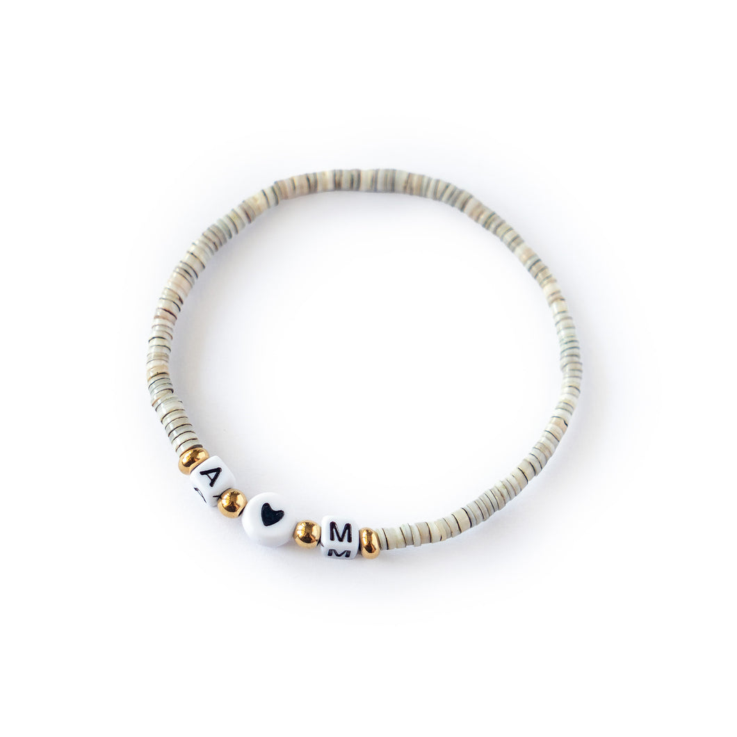 Muschelperlenarmband 