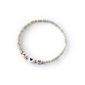 Muschelperlenarmband "horst" (verschiedene Varianten zur Auswahl)