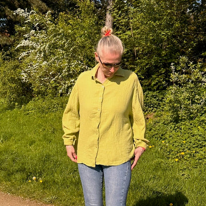 Musselinbluse (4 Farbvarianten, oneSize)