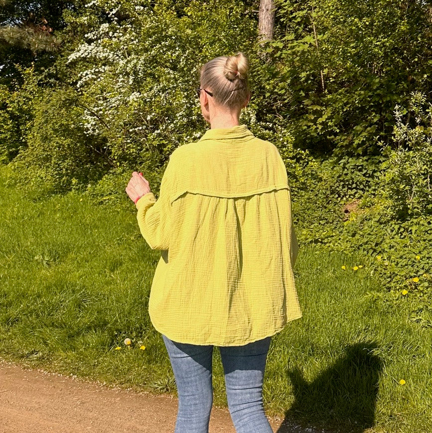 Musselinbluse (4 Farbvarianten, oneSize)