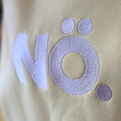 Kuschel-Hoodie "NÖ" in Gelb (onesize)