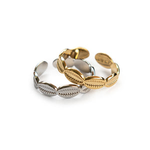 Ring "kauri" (in Gold oder Silber, größenverstellbar)