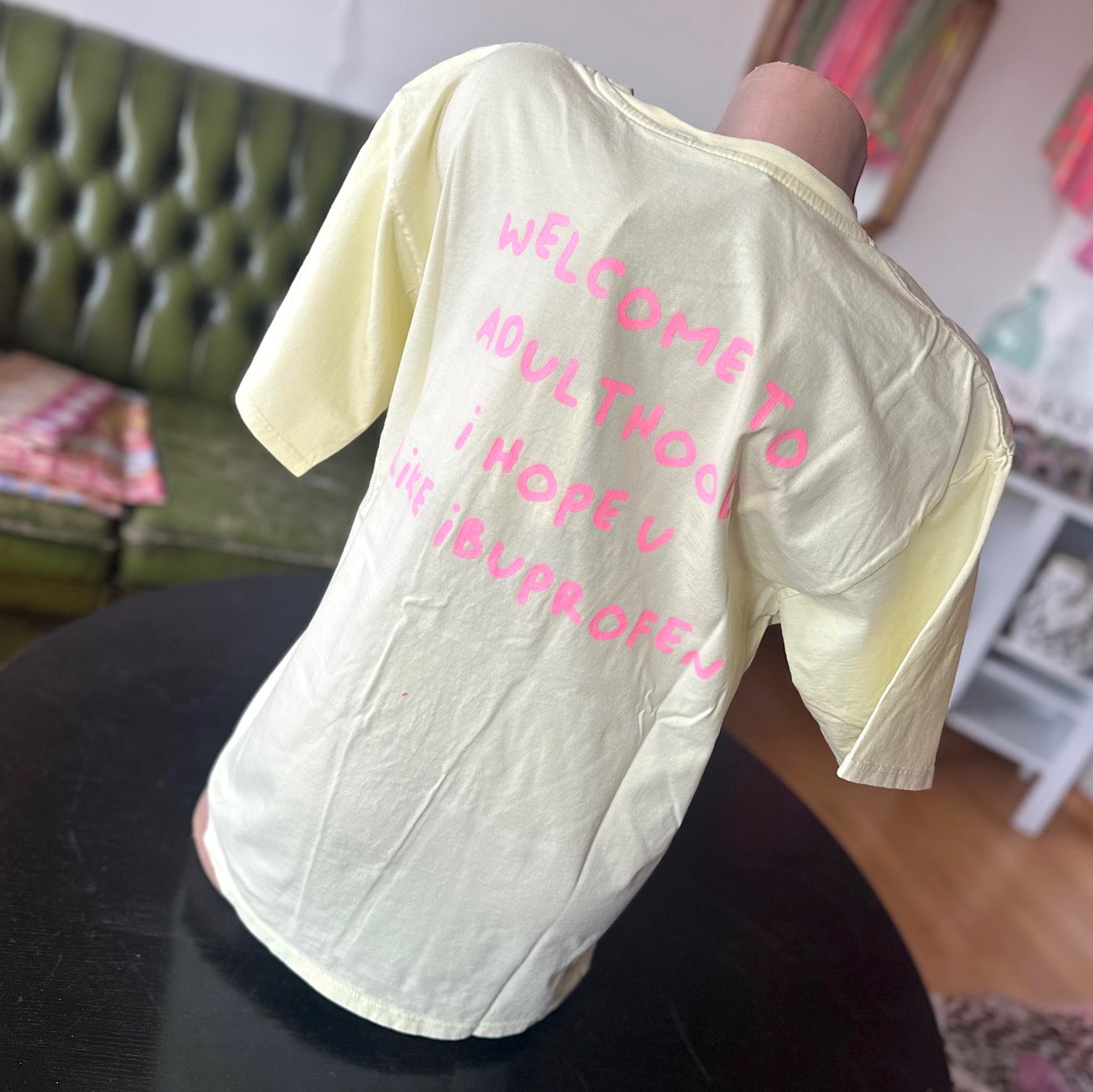 Shirt "IBUPROFEN" (GELB)