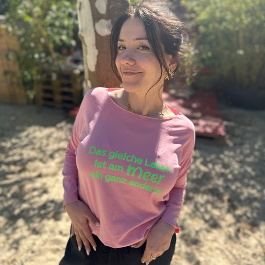Longsleeve "Leben am Meer" (oneSize, verschiedene Farbvarianten)