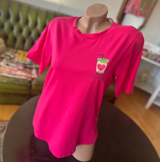 Shirt "MATCHA" pink
