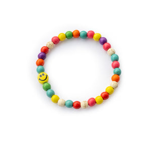 Steinperlenarmband "marie`s schwester" mit Smiley