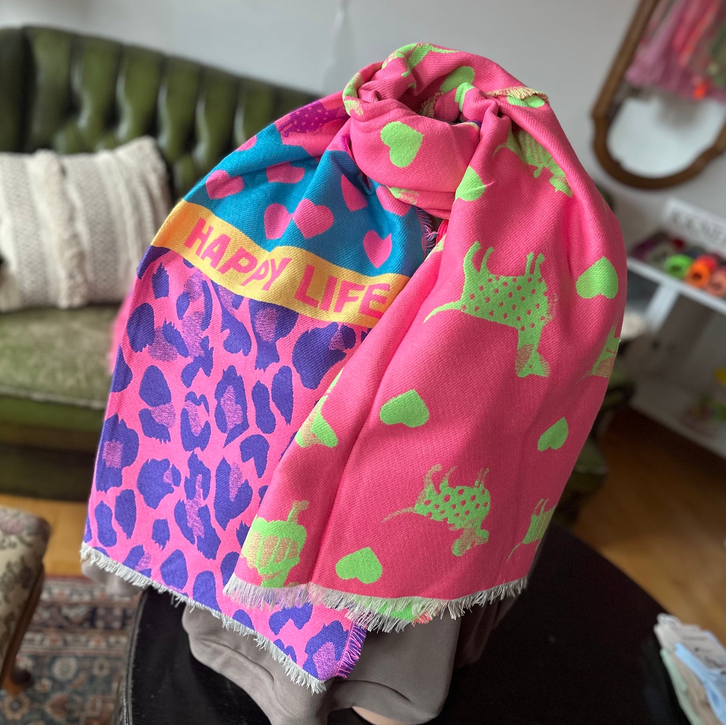 XXL-TUCH "HAPPY LIFE" (bunt)