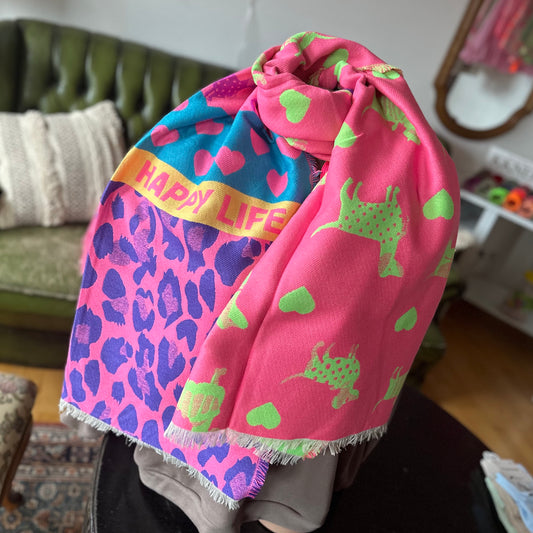 XXL-TUCH "HAPPY LIFE" (bunt)