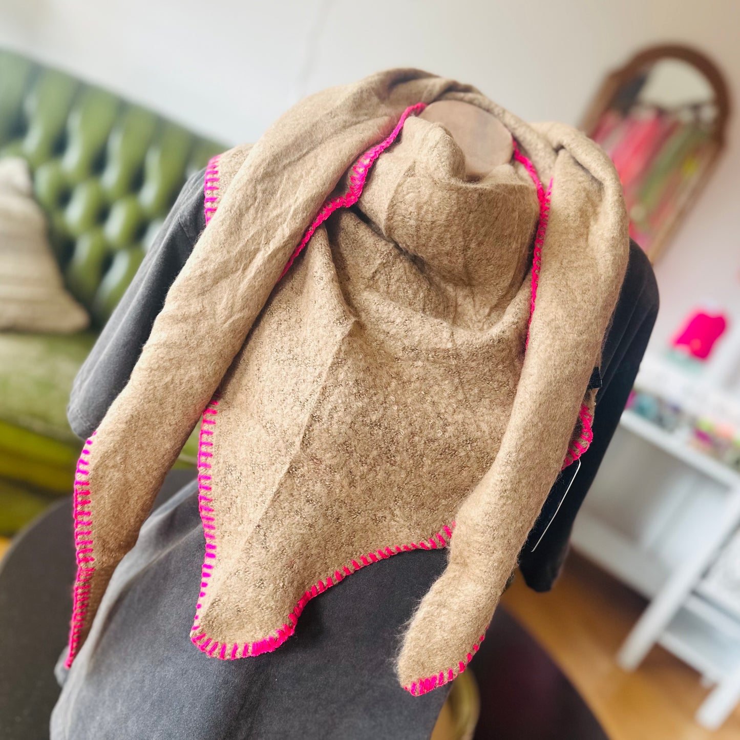 Dreieckstuch "COZY-BEIGE"