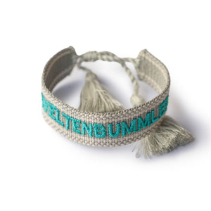 Statementarmband aus Baumwolle (WELTENBUMMLER)
