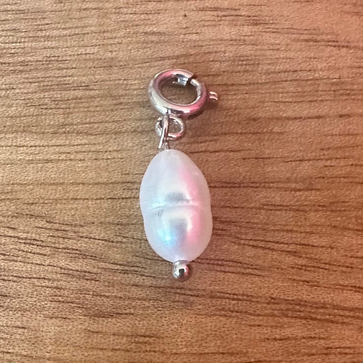 Charm "Süßwasserperle" (in Gold oder Silber)
