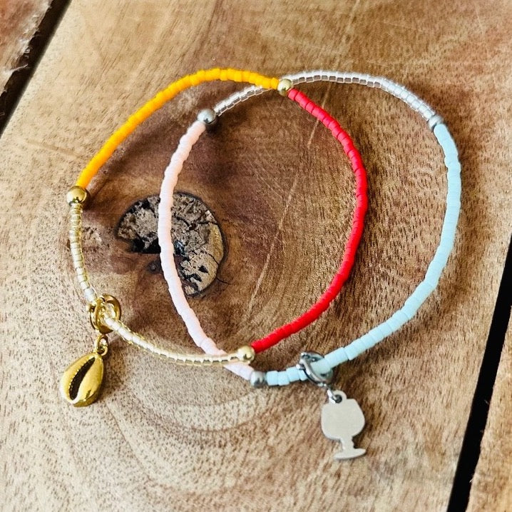 Armband "mini-mood" in deiner Wunschfarbe (und mit Wechsel-Charm)