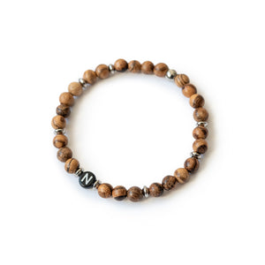 Holzperlenarmband "oliver" (verschiedene Varianten)
