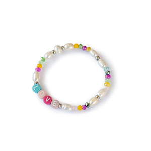 Armband "ronja" mit Wunschtext (verschiedene Farb-Varianten)