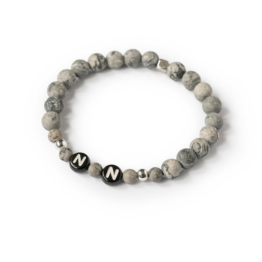Steinperlenarmband "stone" für Männer