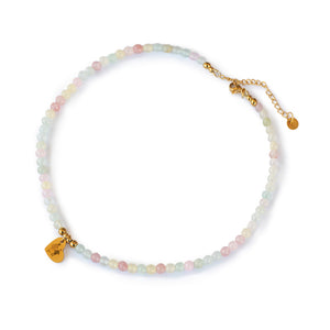 Choker "georg" mit Gravur-Anhänger (verschiedene Perlenvarianten zur Auswahl)