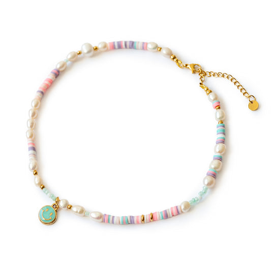 kunterbunter Choker "happy"