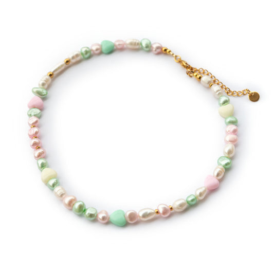 Choker "klara" aus Süßwasserperlen