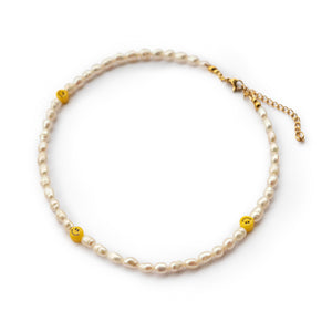 Choker "elena" aus Süßwassperlen (in gold oder silber)