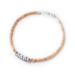 Fußkettchen "mara" (14 Perlenvarianten + 2 Buchstabenvarianten zur Auswahl)