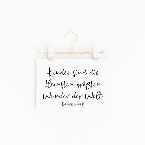 DIN A5 Print #kleinstegrößtewunder