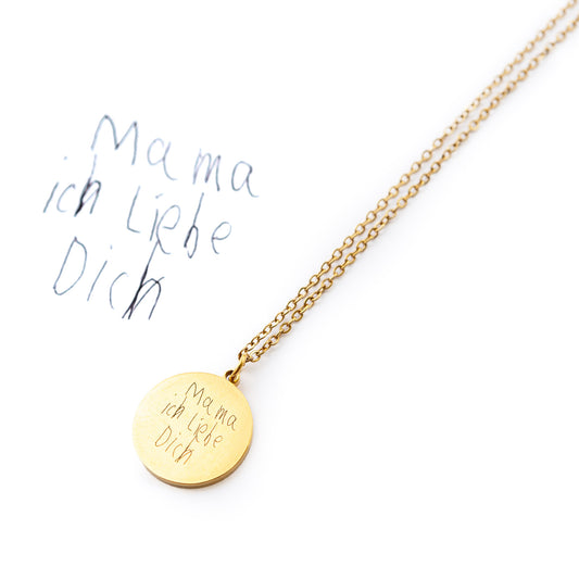 Edelstahlkette "toni" mit Wunschgravur (in gold, rosé oder silber)
