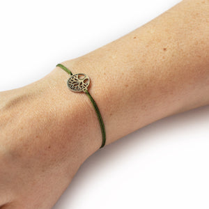 Filigranes Armband "sign" mit Wunschmotiv aus Edelstahl (10 Farben + 26 Motive in gold oder silber zur Auswahl)