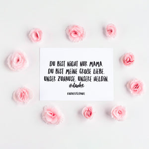 DIN A5 Print (für Mama, Papa, Oma, Opa, Tante oder Onkel)