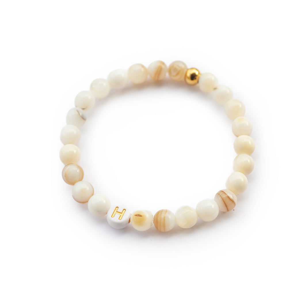 Muschelperlenarmband 