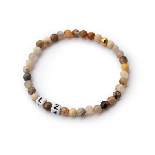 Steinperlenarmband "lisa"