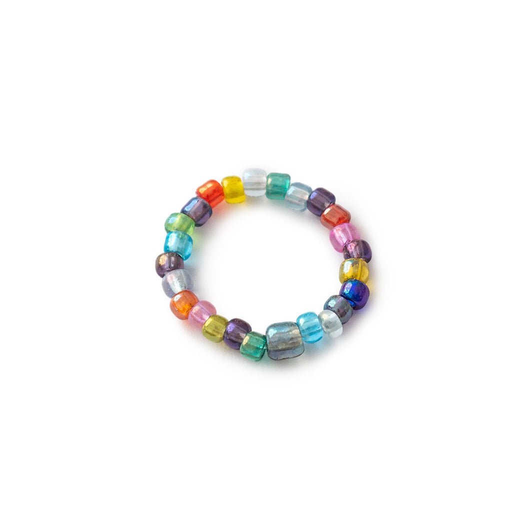 elastischer Ring aus Glasperlen 